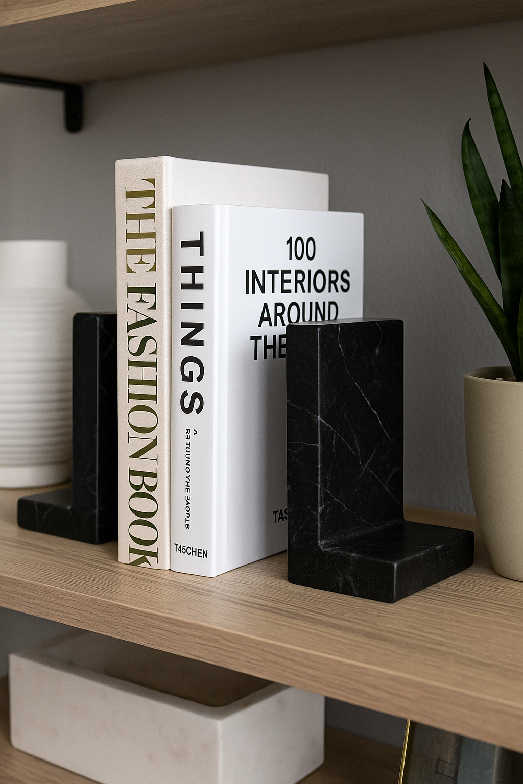Marble Bookends