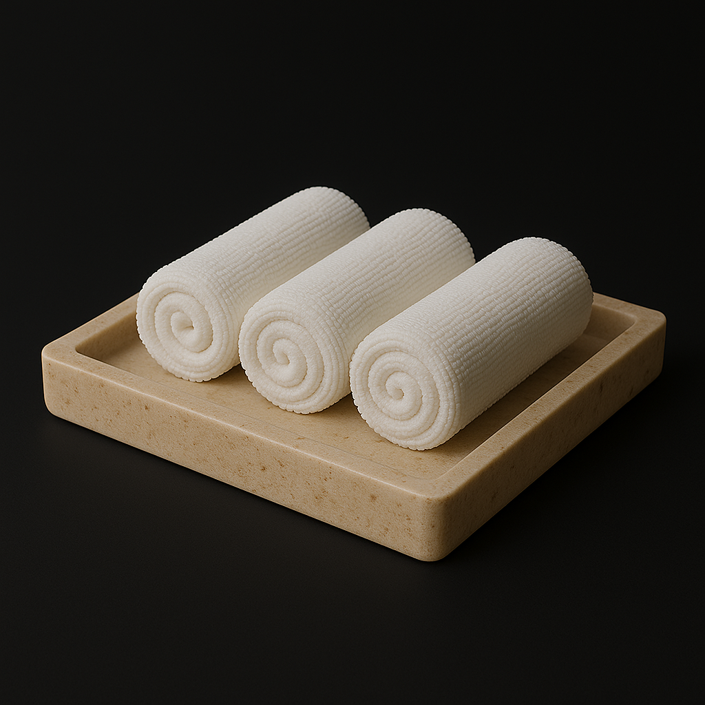 Marble Towel Tray