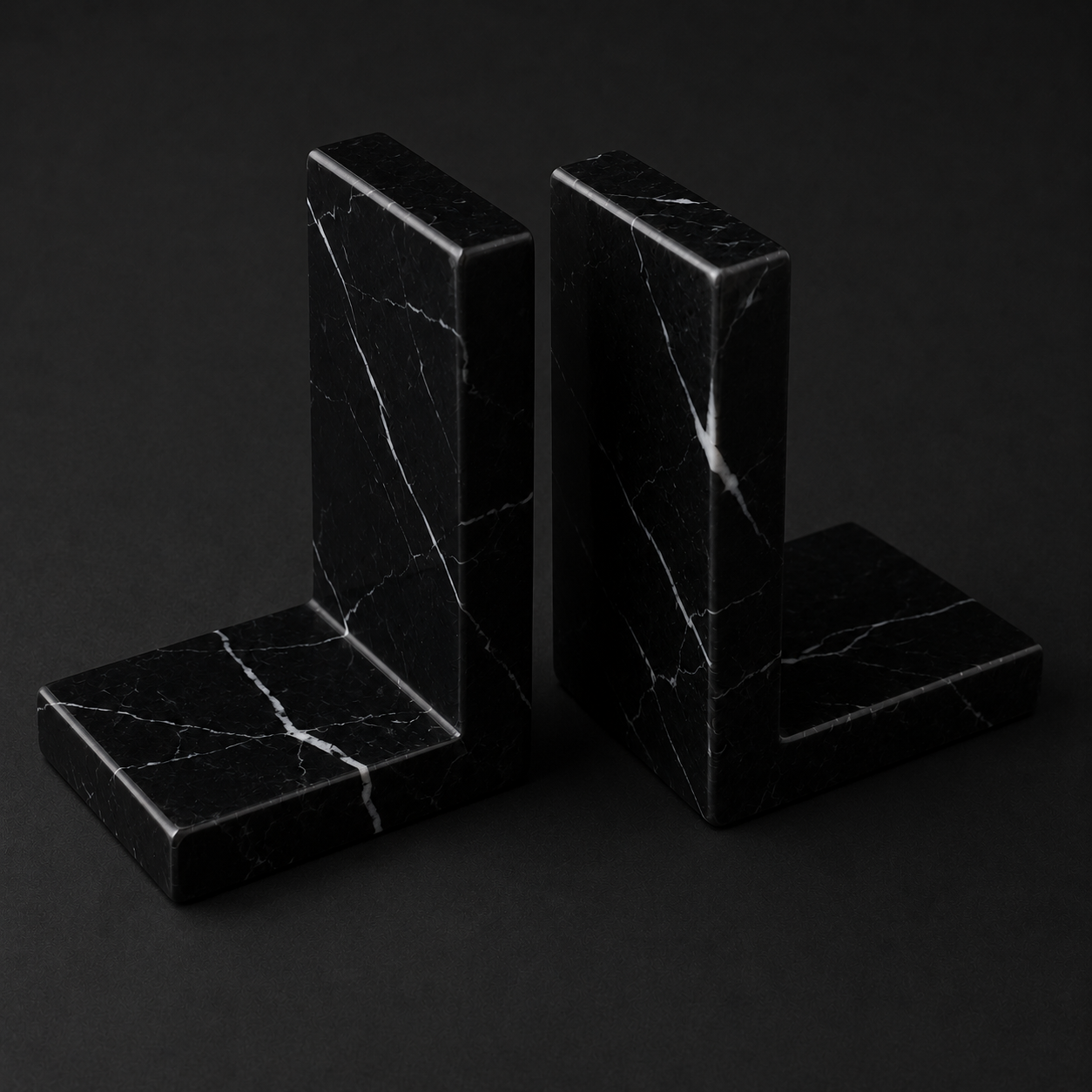 Marble Bookends