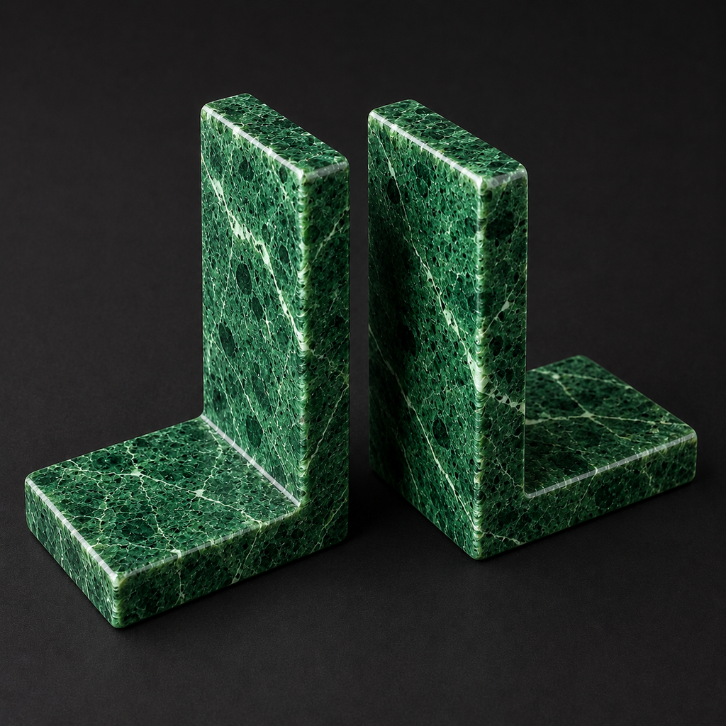 Marble Bookends