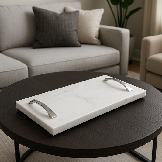 Marble Living Room Trays
