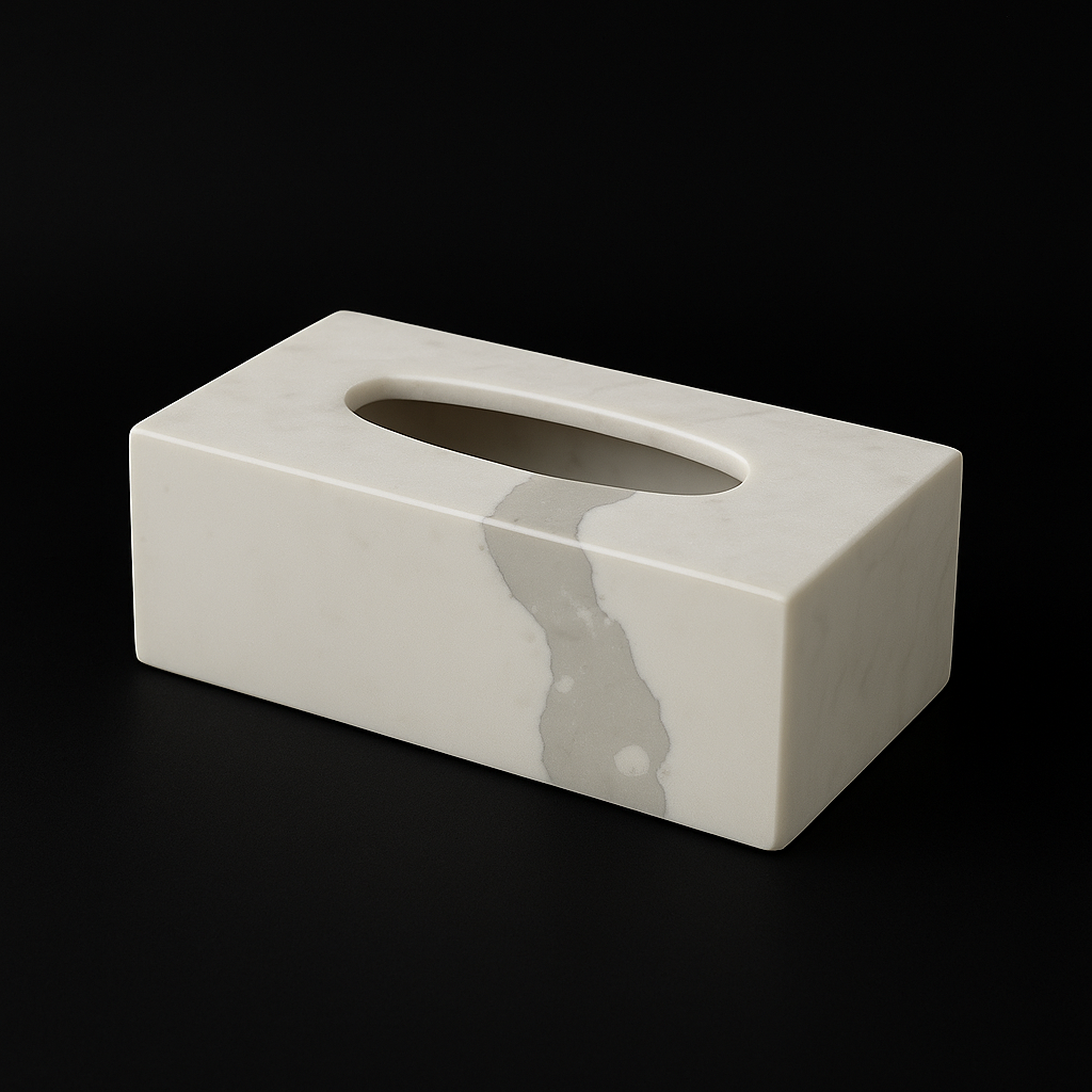Marble Tissue Box