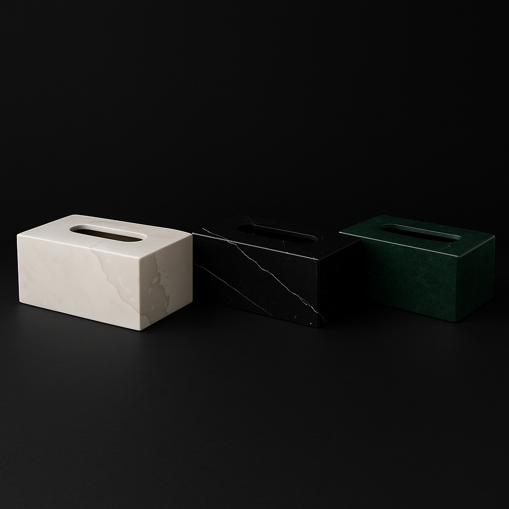 Marble Tissue Box