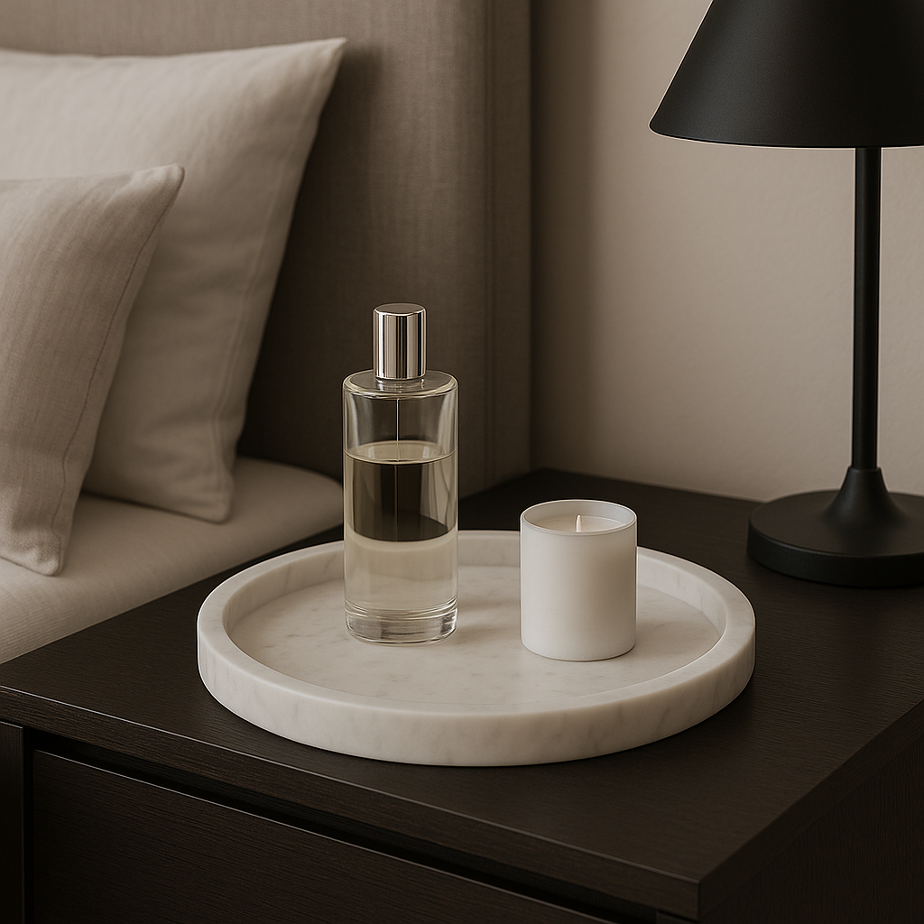 Marble Bedroom Tray