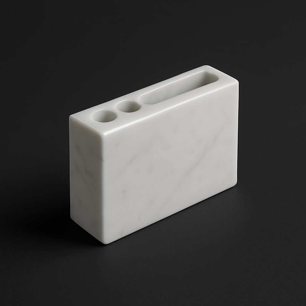 Marble Pen and Card Holder