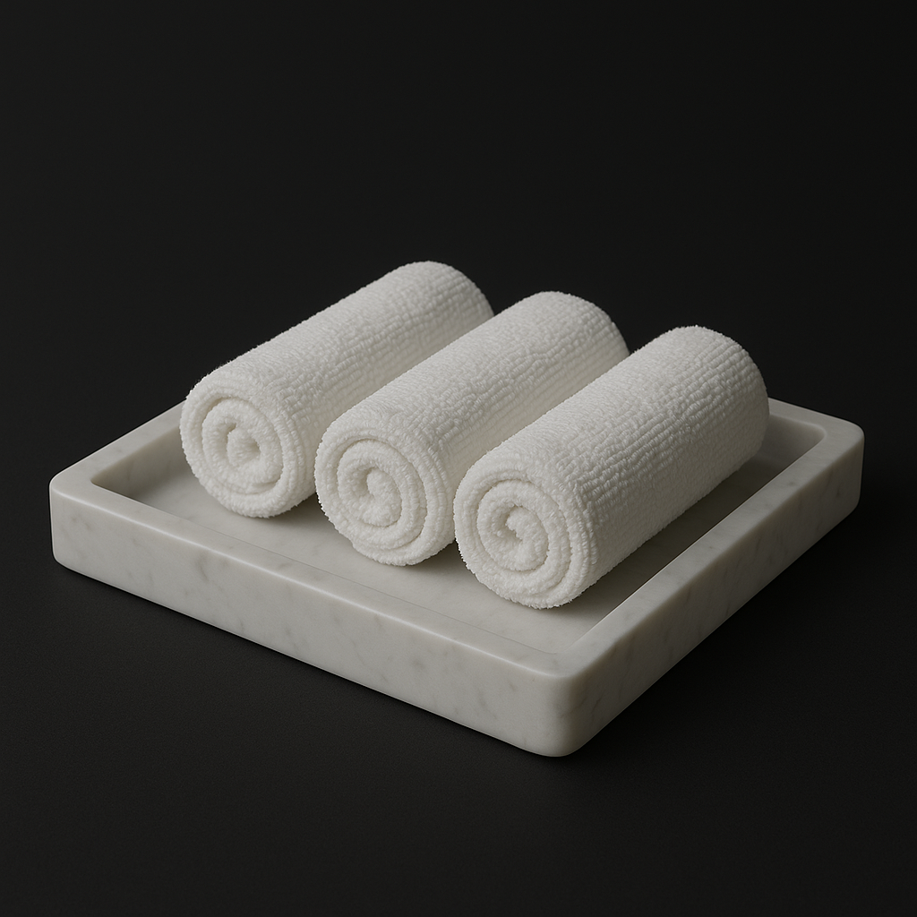Marble Towel Tray