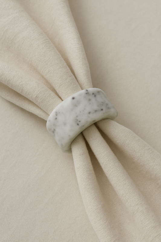 Marble Napkin Ring (set of 4)
