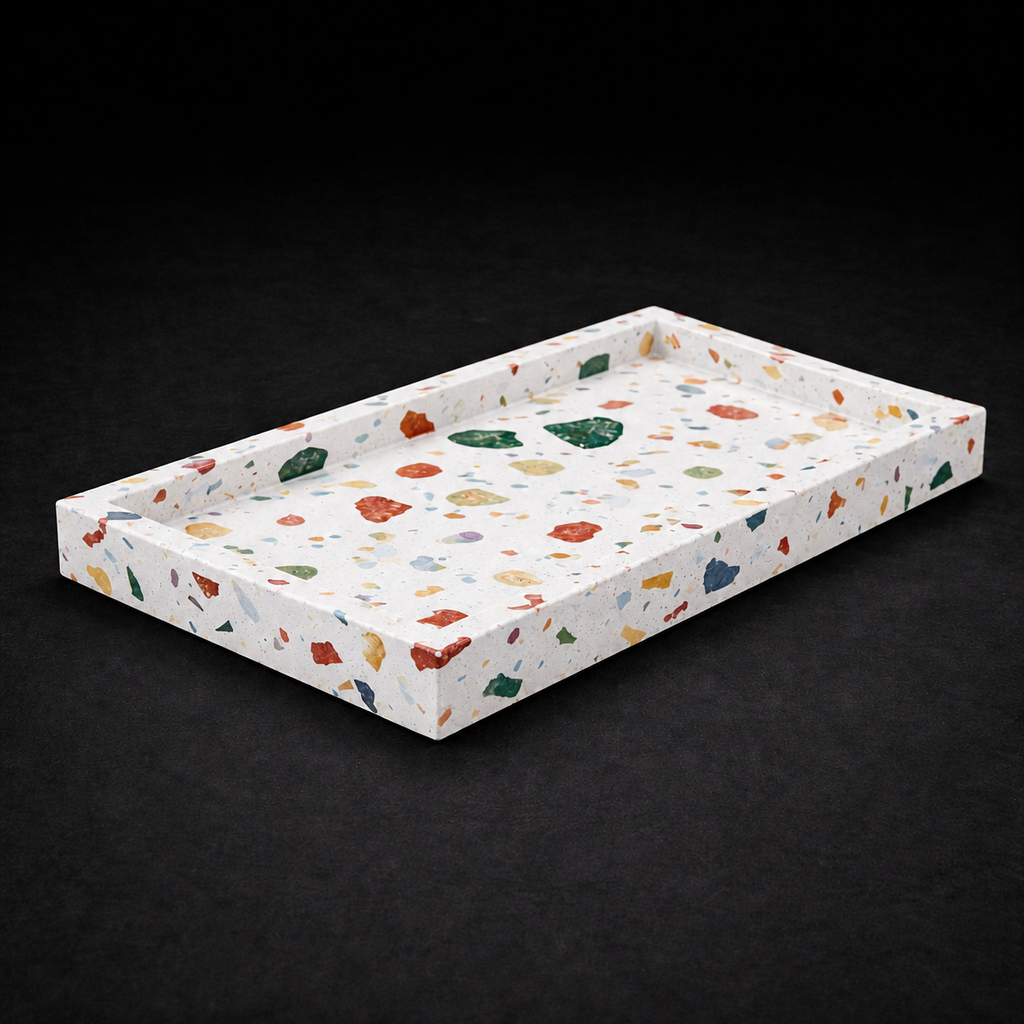 Marble Towel Tray