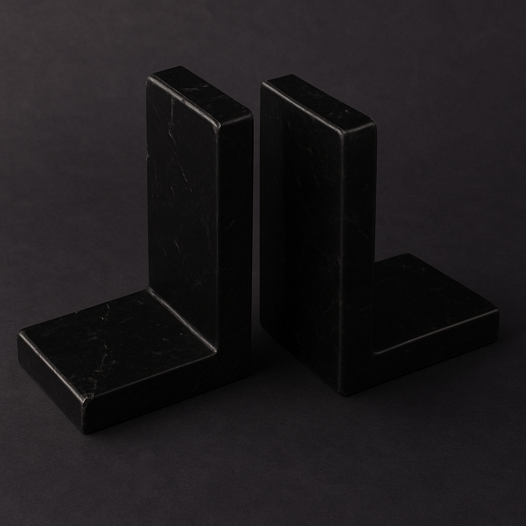 Marble Bookends