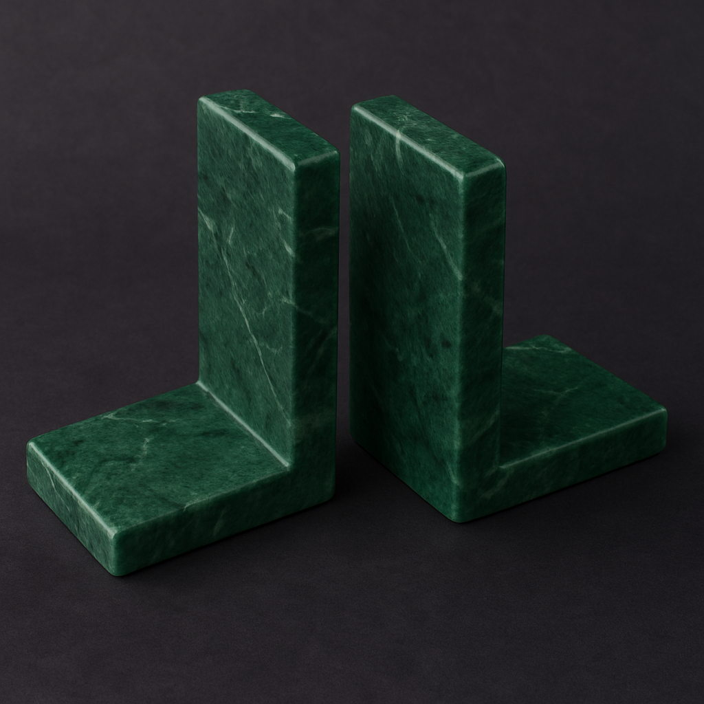 Marble Bookends