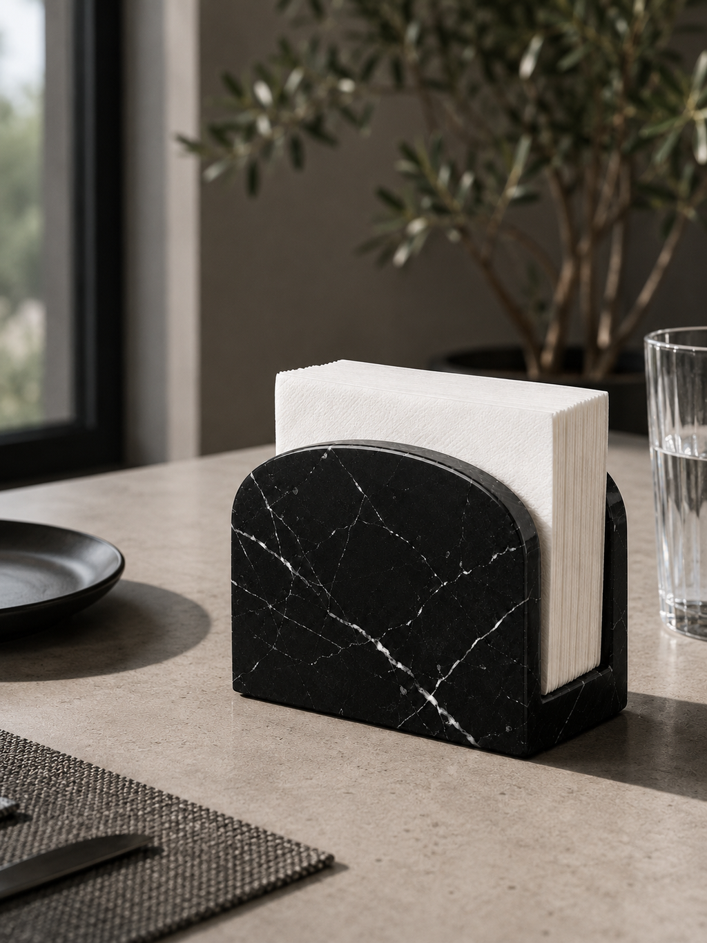 Marble Napkin Holder