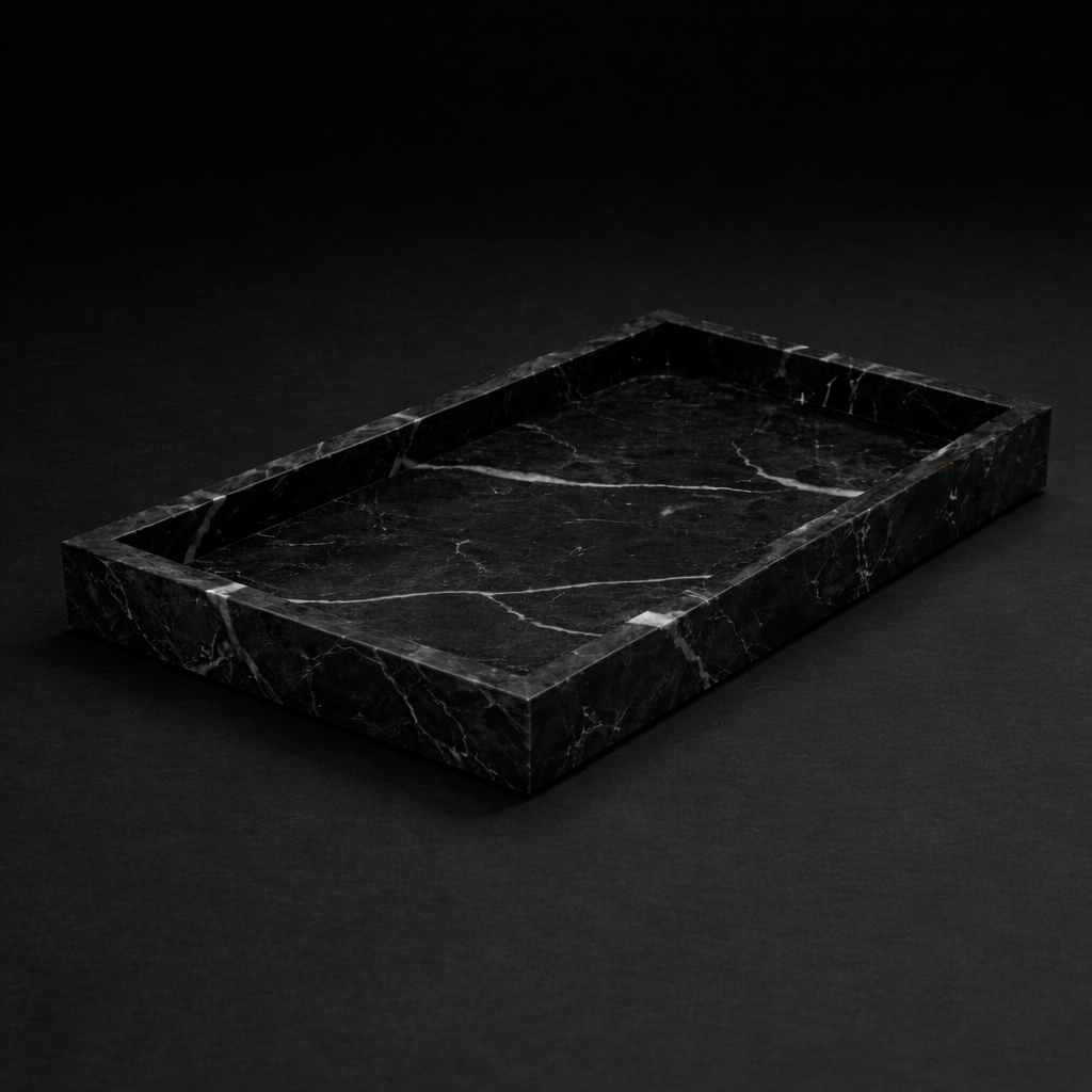 Marble Towel Tray