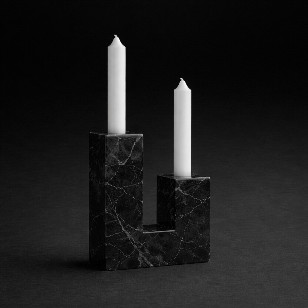 Marble Candle Holder