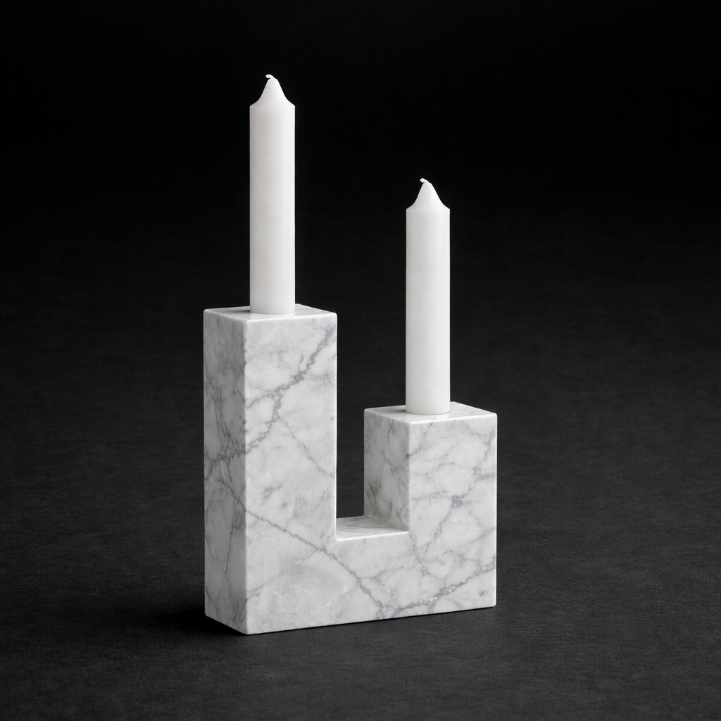 Marble Candle Holder
