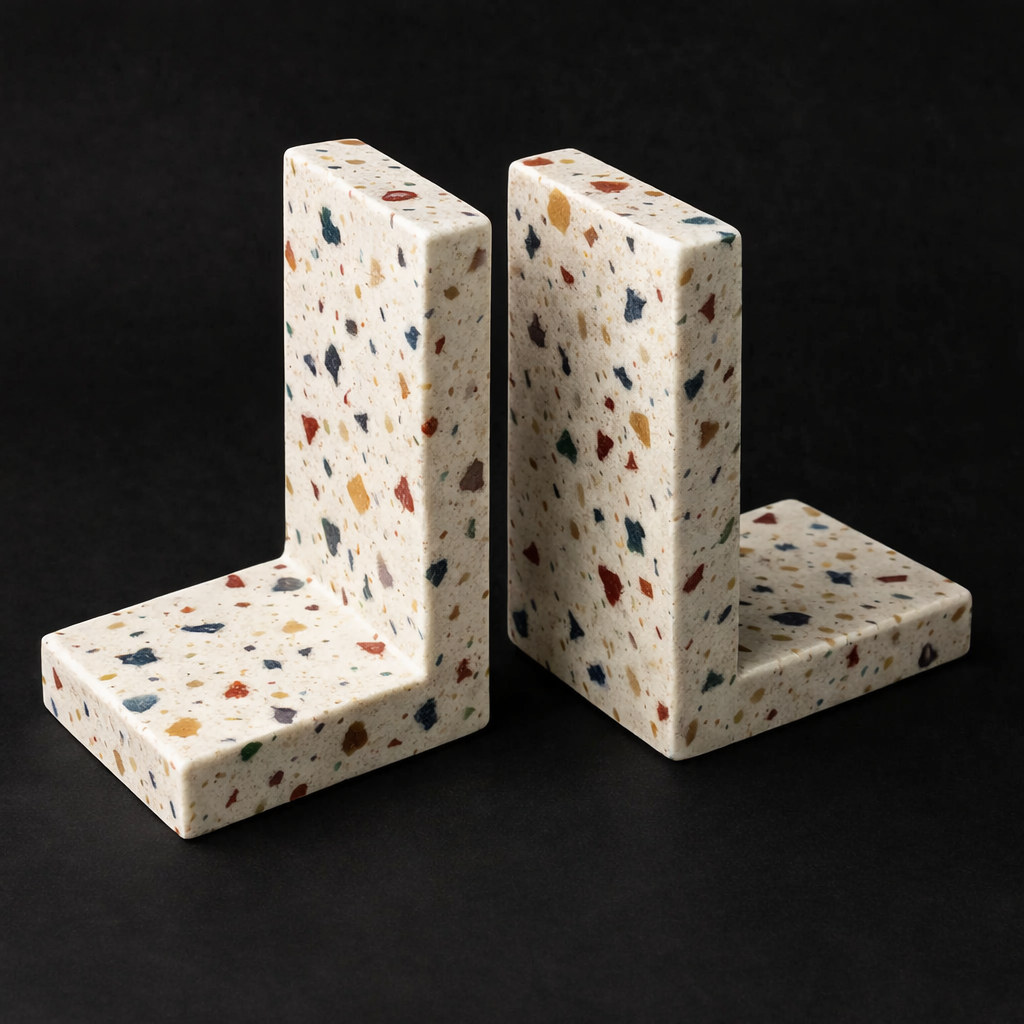 Marble Bookends