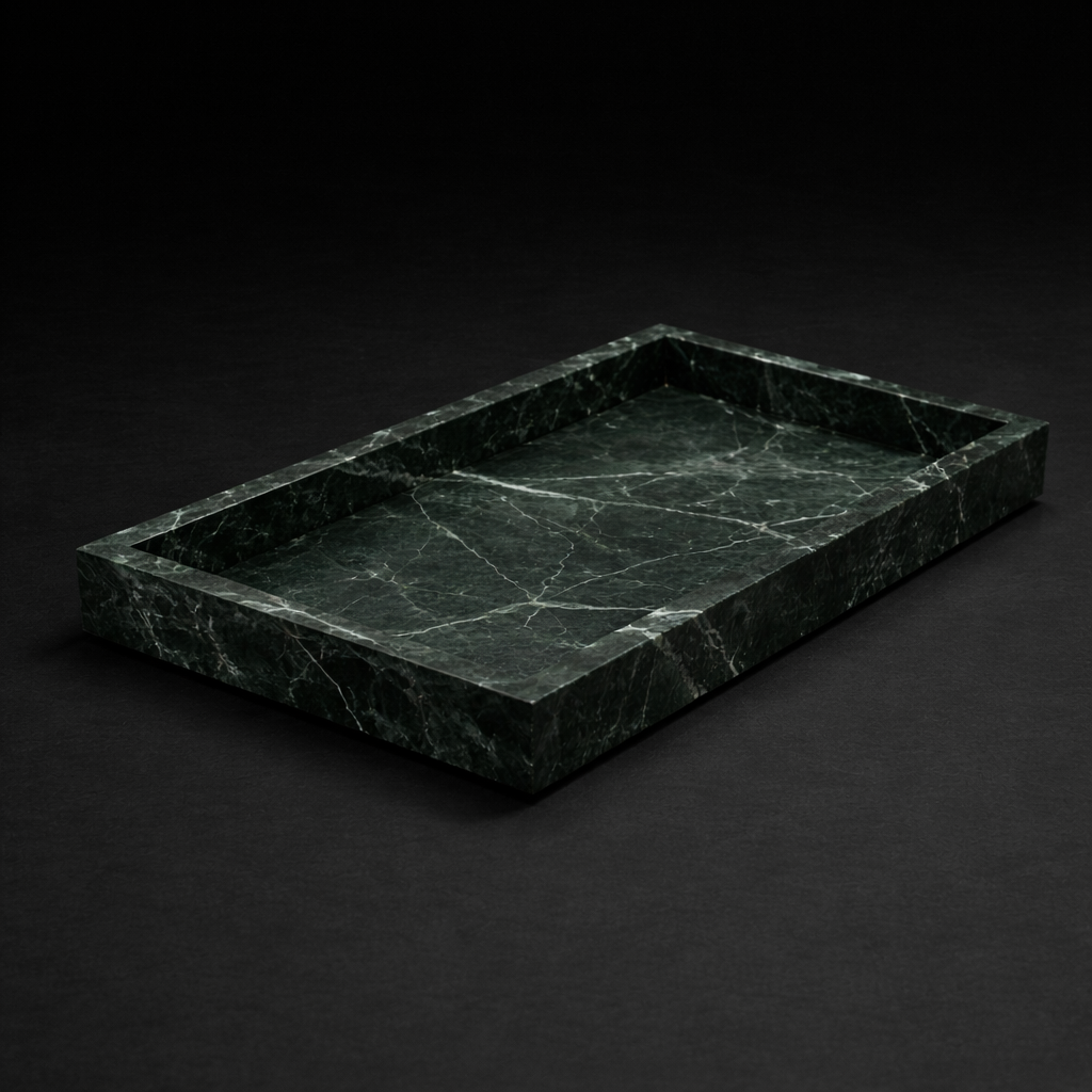 Marble Towel Tray