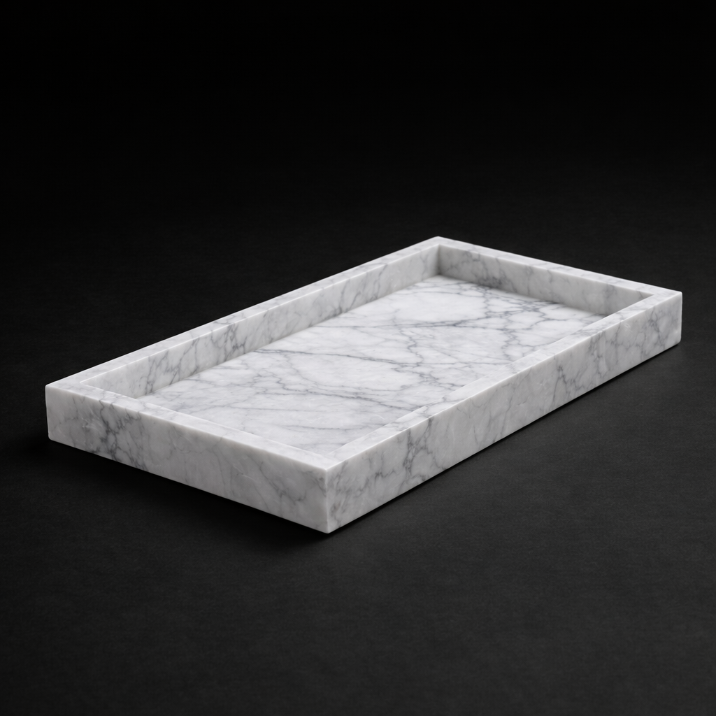 Marble Towel Tray